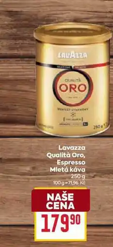 Billa Lavazza Qualità Oro, Espresso Mletá káva 250 g nabídka