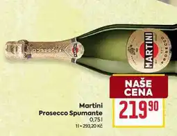Billa Martini Prosecco Spumante 0,75l nabídka