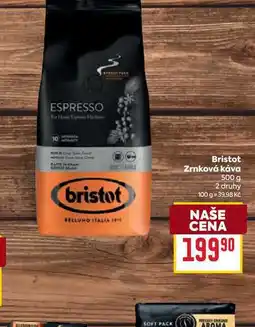 Billa Bristot Zrnková káva 500 g nabídka