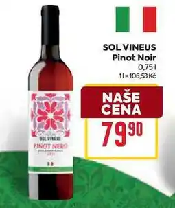 Billa SOL VINEUS Pinot Noir 0,75l nabídka