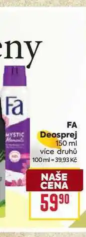 Billa FA Deosprej 150 ml nabídka