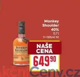 Billa Monkey Shoulder 40% 0,7l nabídka