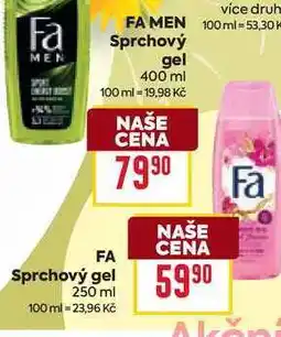 Billa FA Sprchový gel 250 ml nabídka
