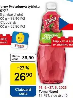 Tesco Toma Nápoj PET, 1 l nabídka