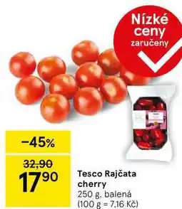 Tesco Tesco Rajčata cherry, 250 g nabídka