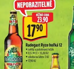 Albert Radegast Ryze hořká 12 nabídka