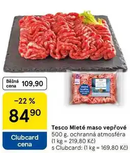 Tesco Tesco Mleté maso vepřové, 500 g nabídka