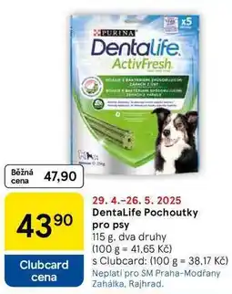 Tesco DentaLife Pochoutky pro psy, 115 g nabídka