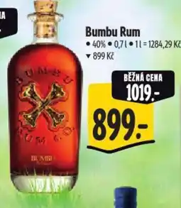 Albert Bumbu Rum nabídka