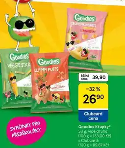 Tesco Goodies Křupky, 30 g nabídka