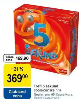 Tesco Tref 5 sekund, společenská hra nabídka