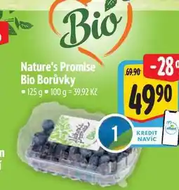 Albert Nature's Promise Bio Borůvky 125 g nabídka