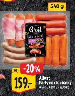 Albert Albert Párty mix klobásky nabídka