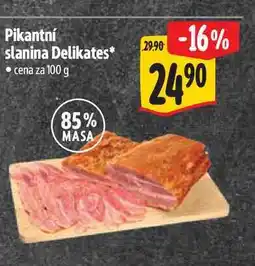 Albert Pikantní slanina Delikates 100 g nabídka