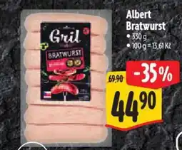 Albert Albert Bratwurst nabídka