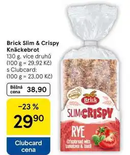 Tesco Brick Slim & Crispy Knäckebrot, 130 g nabídka