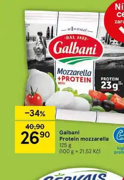 Tesco Galbani Protein mozzarella, 125 g nabídka