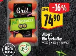 Albert Albert Bio Špekáčky nabídka