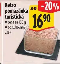 Albert Retro pomazánka turistická 100 g nabídka