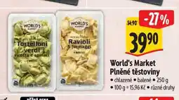 Albert World's Market Plněné těstoviny chlazené balené 250 g nabídka