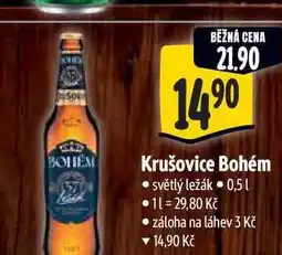 Albert Krušovice Bohém 0,5 l nabídka