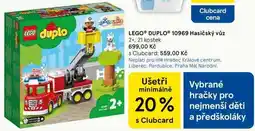 Tesco LEGO DUPLO 10969 Hasičský vůz 2+, 21 kostek nabídka