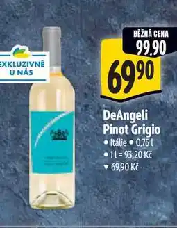Albert DeAngeli Pinot Grigio 0,75 l nabídka