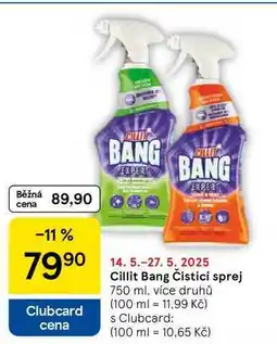 Tesco Cillit Bang expert Čisticí sprej, 750 ml nabídka