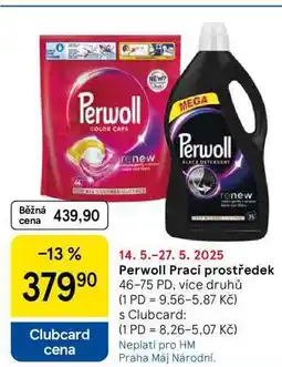 Tesco Perwoll Prací prostředek, 46-75 PD, více druhů nabídka