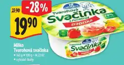 Albert Milko Tvarohová svačinka nabídka