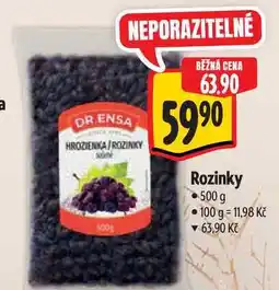 Albert Rozinky 500 g nabídka