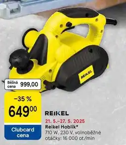 Tesco Reikel Hoblík, 710 W. 230 V. volnoběžné otáčky: 16 000 ot/min nabídka