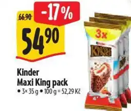 Albert Kinder Maxi King pack nabídka