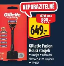 Albert Gillette Fusion Holicí strojek nabídka