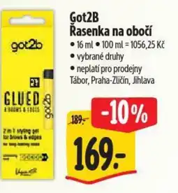 Albert Got2B Řasenka na obočí nabídka