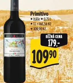 Albert Primitivo nabídka