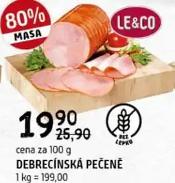 Terno Debrecínská pečeně nabídka