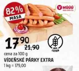 Terno Vídeňské párky extra nabídka