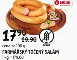 Terno Farmářský točený salám nabídka