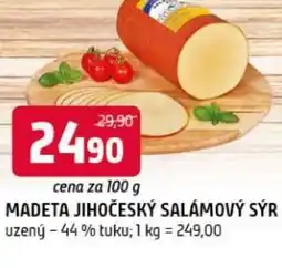 Terno Madeta jihočeský salámový sýr nabídka