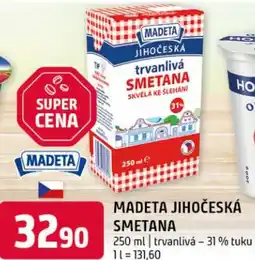 Terno Madeta jihočeská smetana nabídka