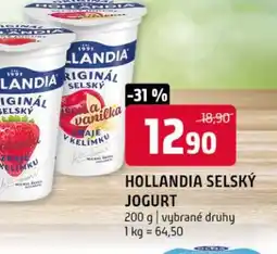 Terno Hollandia selský jogurt nabídka