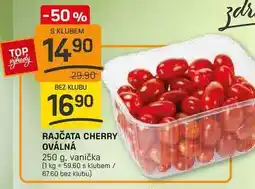 Flop RAJČATA CHERRY OVÁLNÁ 250 g, vanička nabídka