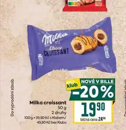 Billa Milka croissant 50g nabídka