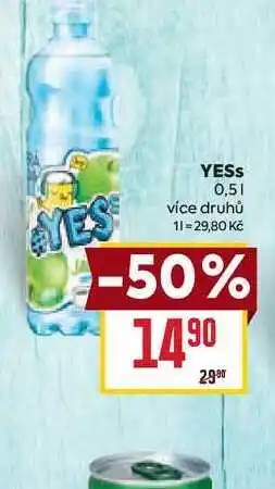 Billa YESS 0,5l nabídka
