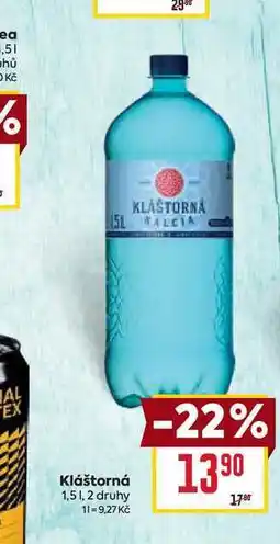 Billa Kláštorná 1,5l nabídka