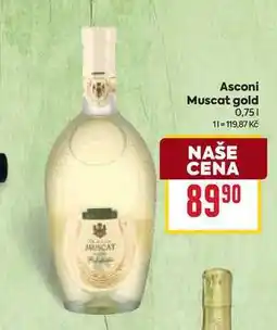 Billa Asconi Muscat gold 0,75l nabídka