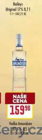Billa Vodka Amundsen 37,5% 0,5l nabídka