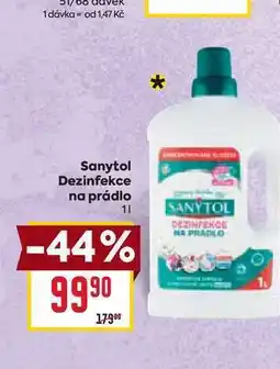 Billa Sanytol Dezinfekce na prádlo 1l nabídka