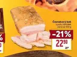 Billa Česnekový bok z pultu lahůdek cena za 100g nabídka